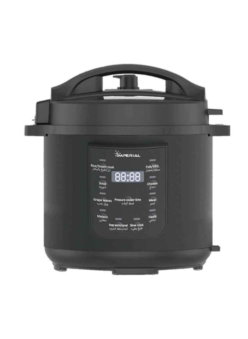 Electric Pressure Cooker 8L 1200W – Smart Cooker with Arabic Menu
